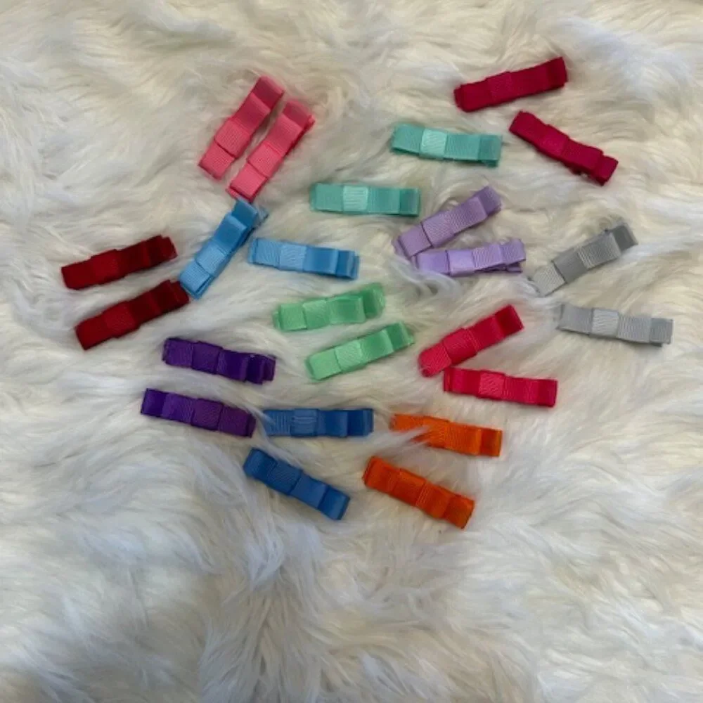 Bundle (24) 12 pairs of Tuxedo Bows   B8155  Handcrafted NWT Boutique